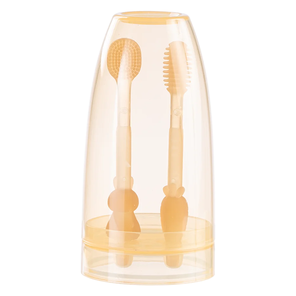 Bàn chải rơ lưỡi silicone Animo (GH-TRle01)