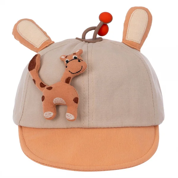 Nón lưỡi trai bé trai Animo A2303_JK019 (49cm,Màu be)