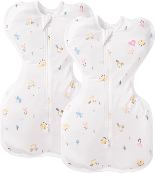 Combo 2 Nhộng chũn sợi tre kháng khuẩn Animo VD423040 (NB,Hồng)