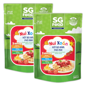 Quà tặng khi mua Combo 2 Mỳ Ý thịt thăn xốt cà chua SG Food 200g