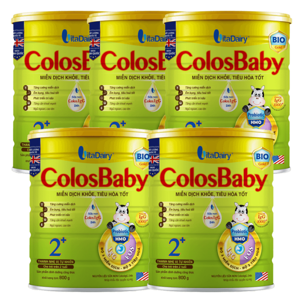 Combo 5 SPDD công thức Colosbaby IQ Gold 2+ 800g - S