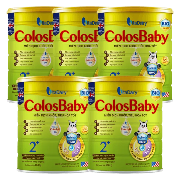 Combo 5 SPDD công thức Colosbaby IQ Gold 2+ 800g - S