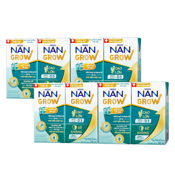 Combo 2 Thực phẩm bổ sung Nestlé NANGROW 9 (4x110ml)