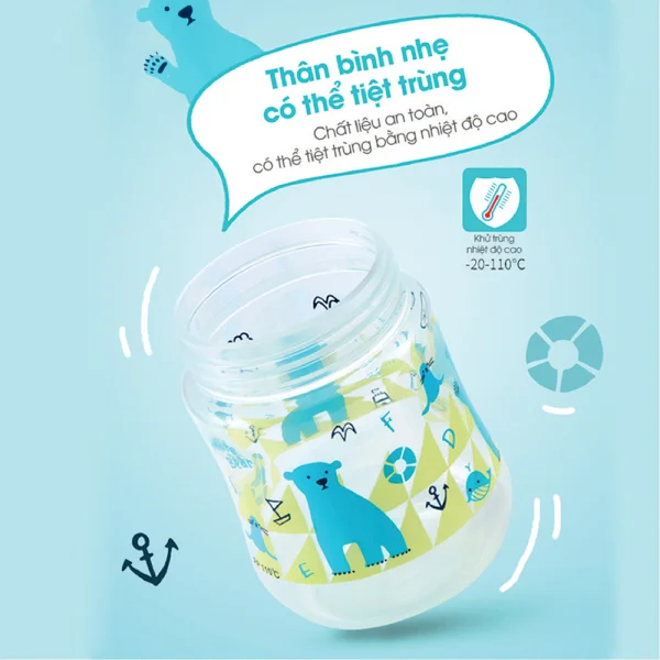 Bình tập uống T.L.I Richell 200ml (Vàng, RC21400)