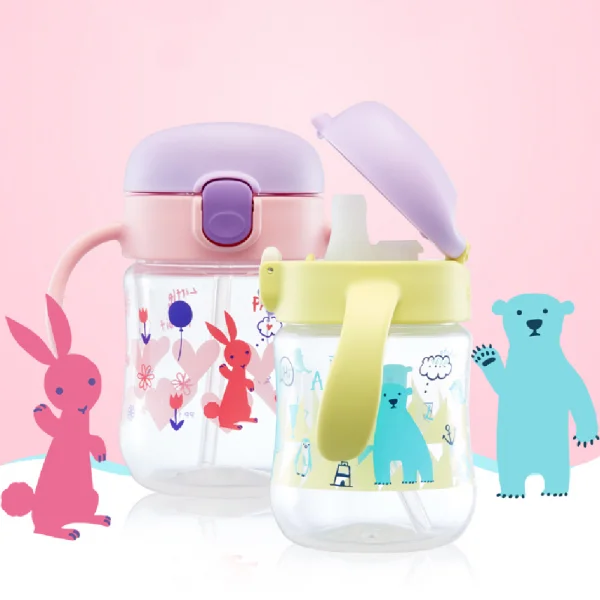 Bình tập uống T.L.I Richell 200ml (Vàng, RC21400)