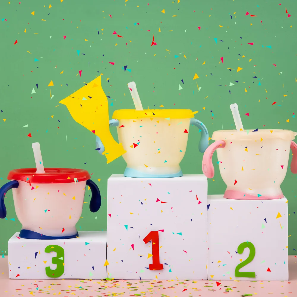 Cốc tập uống 3 giai đoạn Richell 150ml (tay xanh, RC22010)