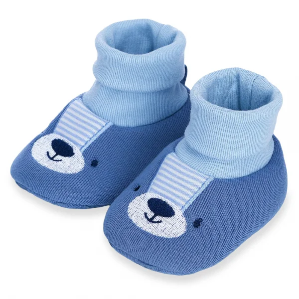 Giày sơ sinh cao cổ Animo A2307_MN010 (9-11,Xanh)