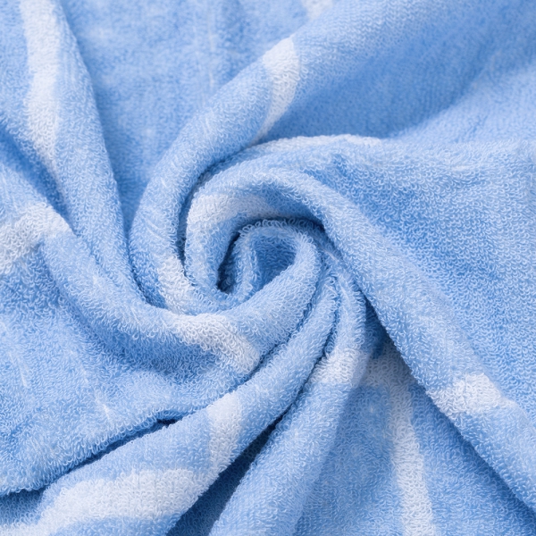 Khăn tắm dệt họa tiết 2 mặt Cotton Animo T2304_HV004 (60x120cm,Xanh nhạt)