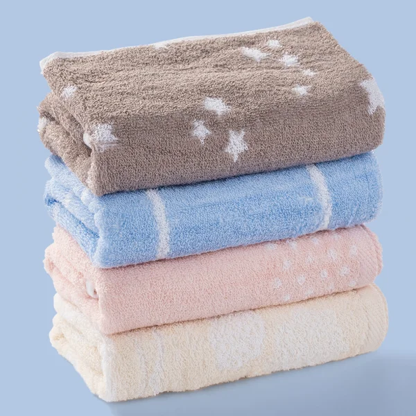 Khăn tắm dệt họa tiết 2 mặt Cotton Animo T2304_HV004 (60x120cm,Xanh nhạt)