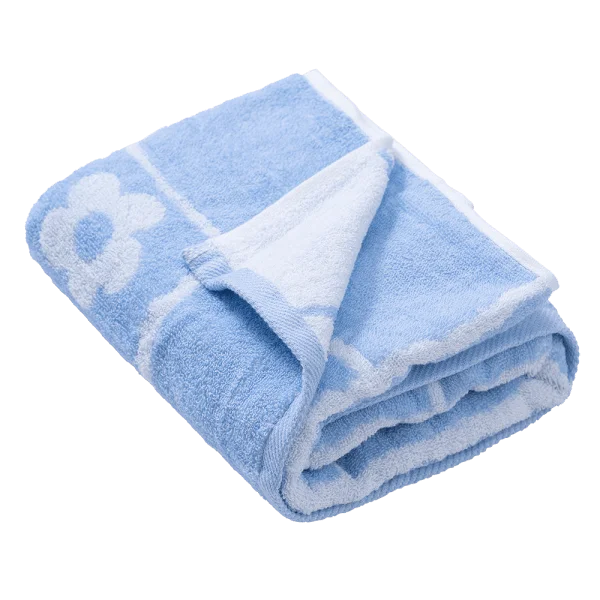 Khăn tắm dệt họa tiết 2 mặt Cotton Animo T2304_HV004 (60x120cm,Xanh nhạt)
