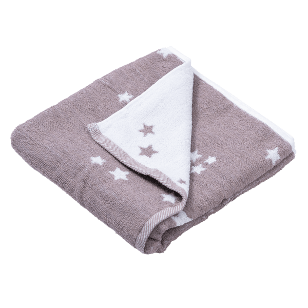 Khăn tắm dệt họa tiết 2 mặt Cotton Animo T2304_HV004 (60x120cm,Xám)