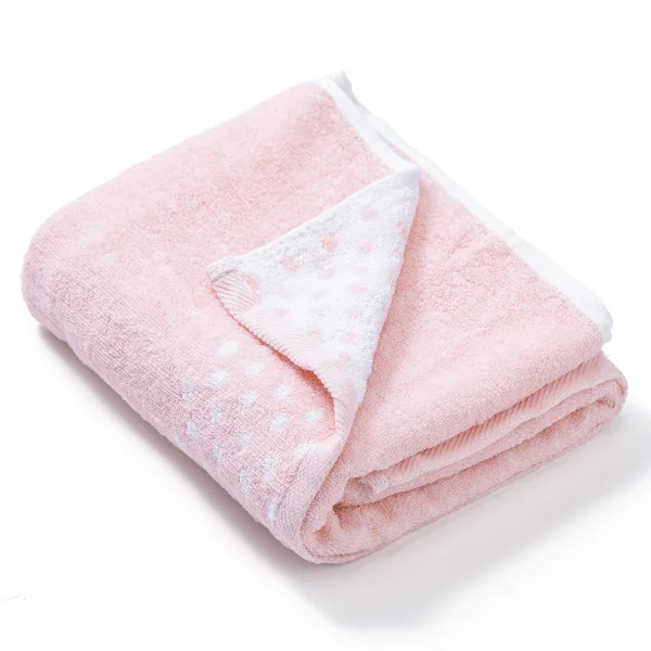 Khăn tắm dệt họa tiết 2 mặt Cotton Animo T2304_HV004 (60x120cm,Hồng)