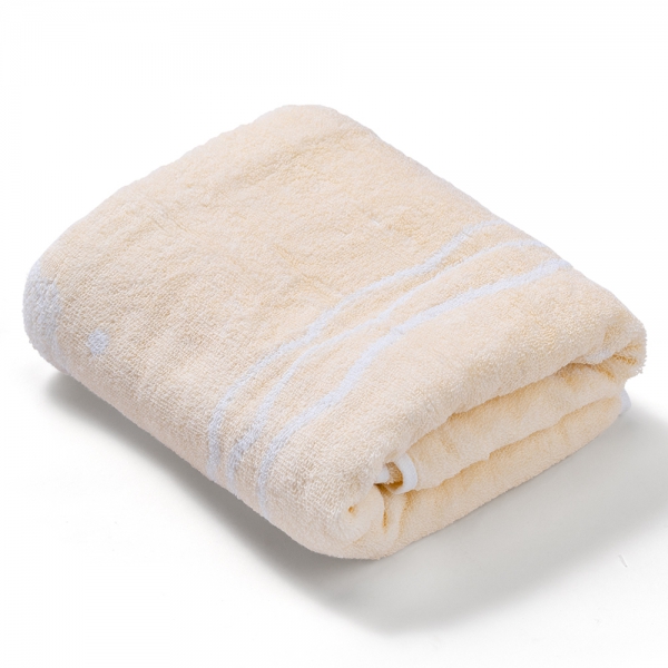 Khăn tắm dệt họa tiết 2 mặt Cotton Animo T2304_HV004 (60x120cm,Vàng nhạt)