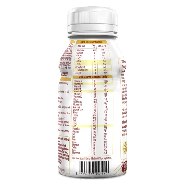 Värna Elite Sâm Ngọc Linh Đông Trùng Hạ Thảo chai 237ml