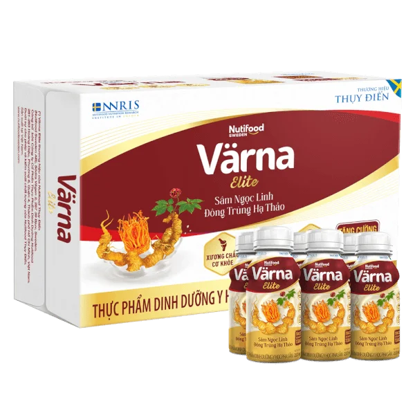 Värna Elite Sâm Ngọc Linh Đông Trùng Hạ Thảo chai 237ml