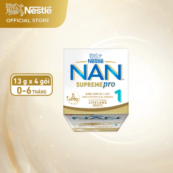 Sữa NAN SUPREME PRO số 1 4x13g (0-6 tháng)