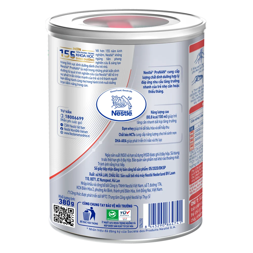 Sản phẩm dinh dưỡng Nestle PRENAN 380g