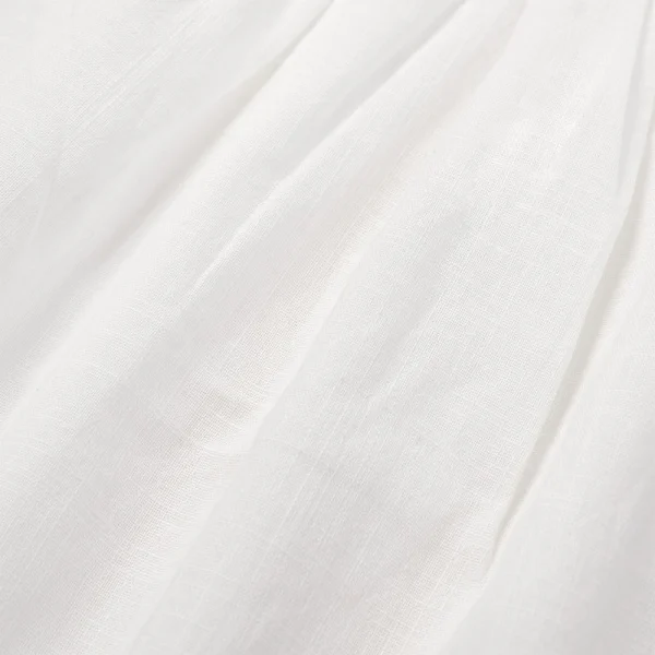 Đầm vải bé gái cổ vuông Animo TX1022026 (6M-3Y,Trắng)