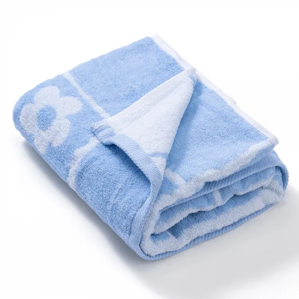 Khăn mặt dệt họa tiết 2 mặt Cotton Animo T2304_HV005 (34x80cm,Xanh nhạt)