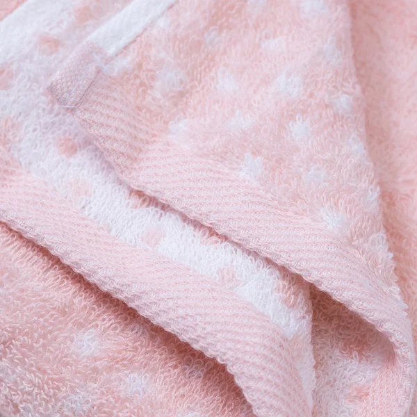 Khăn mặt dệt họa tiết 2 mặt Cotton Animo T2304_HV005 (34x80cm,Hồng)