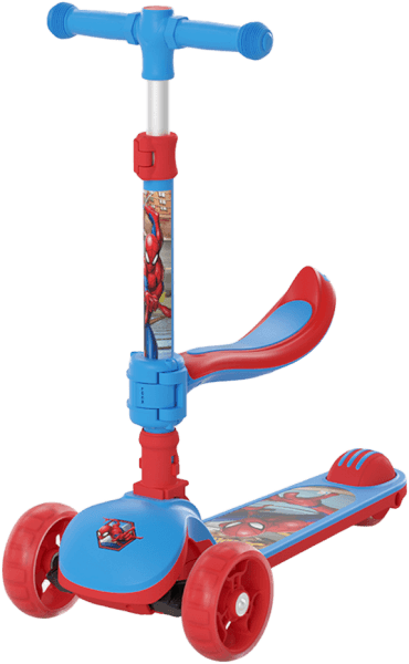 Xe trượt scooter 2in1 có ghế ngồi Spiderman MCZ21002-S1 (Mesuca)