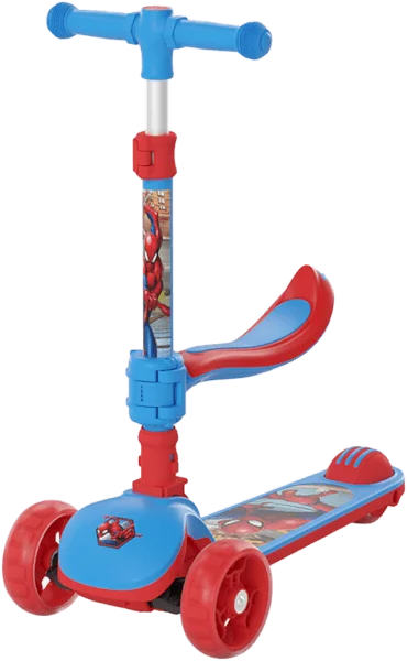 Xe trượt scooter 2in1 có ghế ngồi Spiderman MCZ21002-S1 (Mesuca)