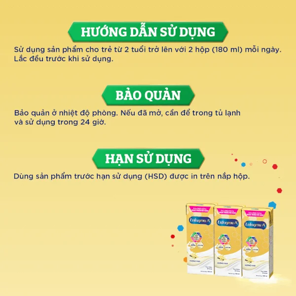 Thực phẩm bổ sung: Enfagrow A+ 360 Brain DHA+ hương Vani, Lốc 3 hộp