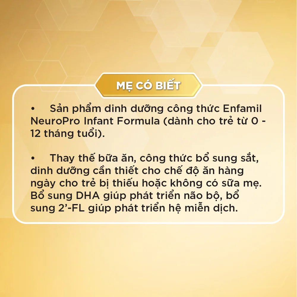 Sữa Enfamil NeuroPro Infant Formula 890g (0-12 tháng)