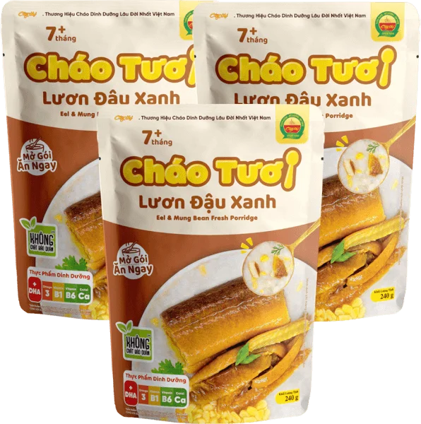 Combo 3 Cháo tươi Cây Thị Lươn Đậu Xanh