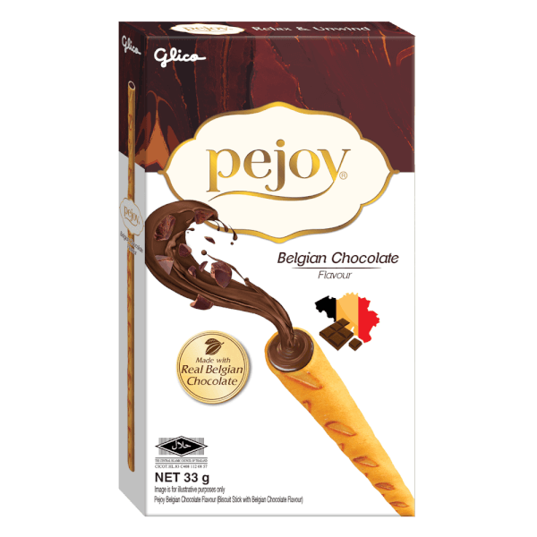 Bánh que Pejoy kem sô cô la Bỉ