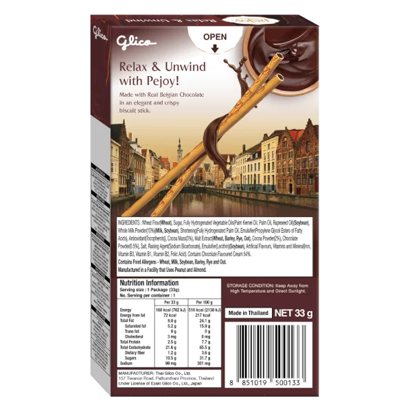 Bánh que Pejoy kem sô cô la Bỉ