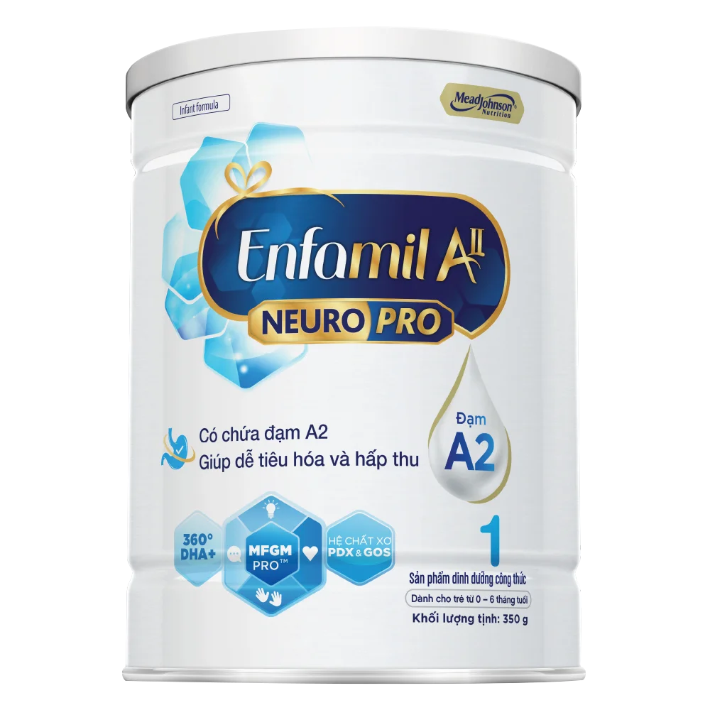Sữa Enfamil A2 NeuroPro số 1 350g (Infant Formula, 0-6 tháng)