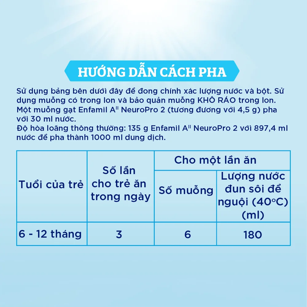 Sữa Enfamil A2 NeuroPro số 2 800g (Follow Up Formula, 6 - 12 tháng tuổi)
