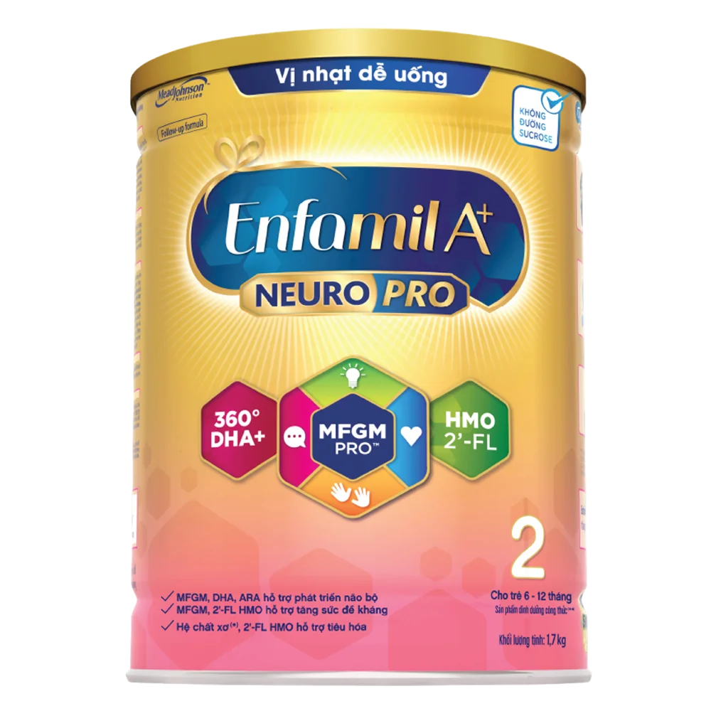 Sữa Enfamil A+ số 2 1700g (6-12 tháng) 2Flex