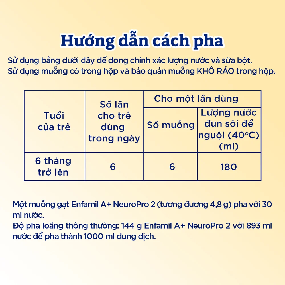 Sữa Enfamil A+ số 2 830g (6-12 tháng) 2Flex