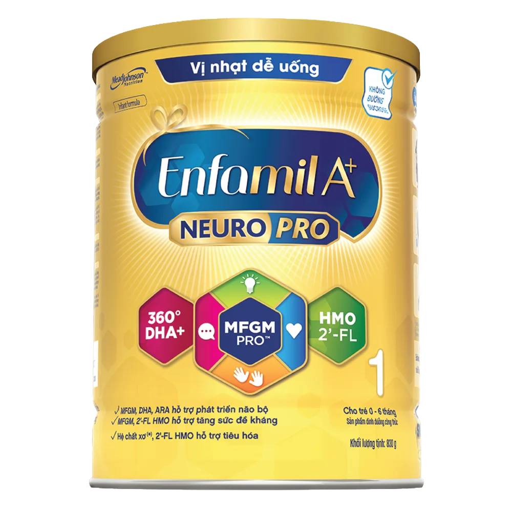 Sữa Enfamil A+ số 1 830g (0-6 tháng) 2Flex