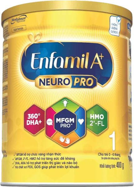 Sữa Enfamil A+ số 1 400g (0-6 tháng) 2Flex