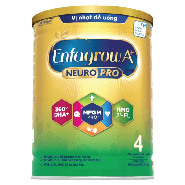 Combo 2 Sữa Enfagrow A+ số 4 1700g (2-6 tuổi) 2Flex