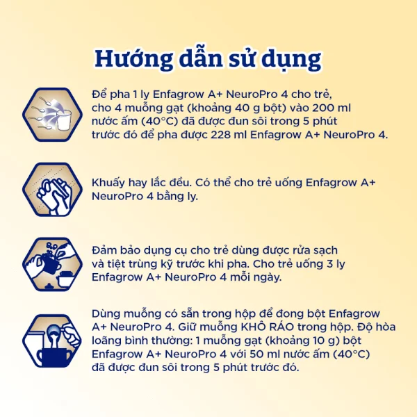 Combo 2 Sữa Enfagrow A+ số 4 1700g (2-6 tuổi) 2Flex