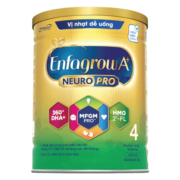Sữa Enfagrow A+ số 4 830g (2-6 tuổi) 2Flex
