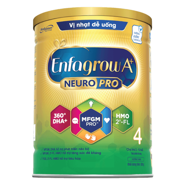 Sữa Enfagrow A+ số 4 830g (2-6 tuổi) 2Flex