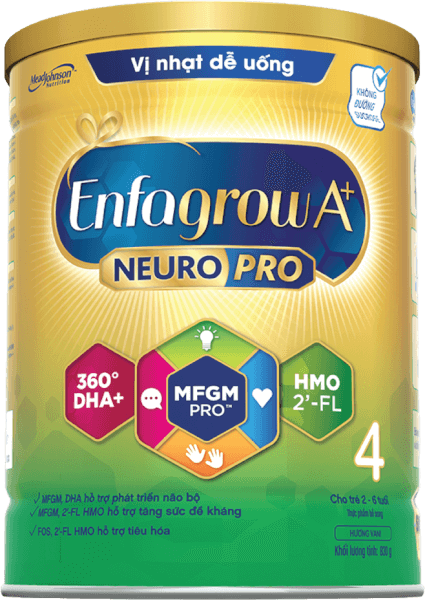 Sữa Enfagrow A+ số 4 830g (2-6 tuổi) 2Flex