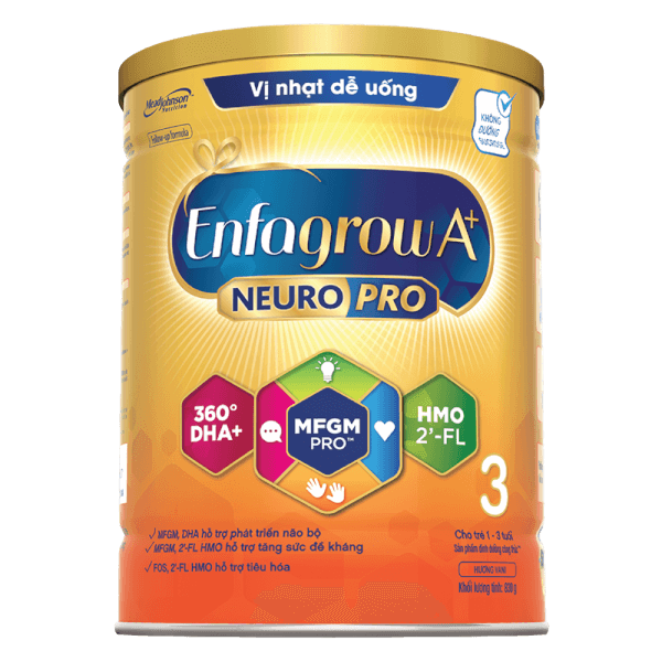 Sữa Enfagrow A+ số 3 830g (1-3 tuổi) 2Flex