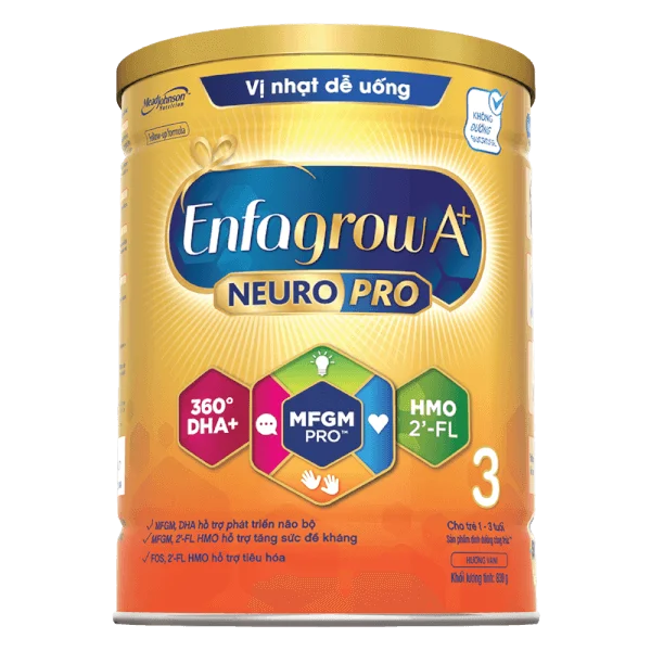 Sữa Enfagrow A+ số 3 830g (1-3 tuổi) 2Flex