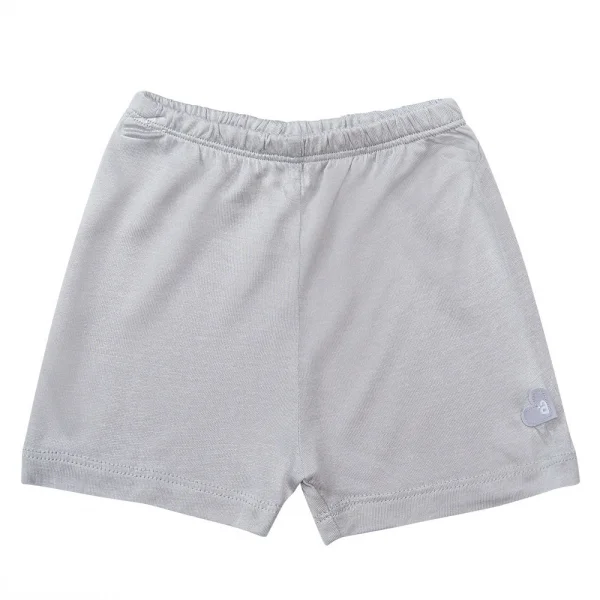 Bộ sơ sinh tính năng ngắn, vải lưới Animo I0322022 (0-24M,Xám)