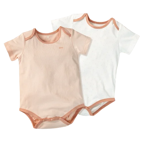 Set 2 Body sơ sinh tam giác TN Animo KV322037 (0-12M,Cam)