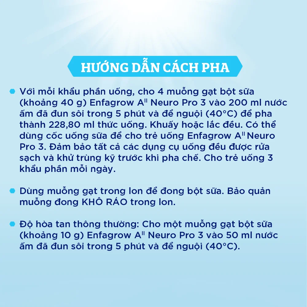 Sữa Enfagrow A2 NeuroPro số 3 800g (1 - 6 tuổi)