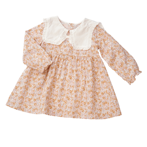 Đầm vải bé gái Animo TX722003 (6M-6Y,Hồng)