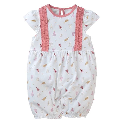 Bodysuit bé gái đùi Bst Lung linh cùng mèo Animo KK822034_537 (0-12M,Trắng họa tiết)