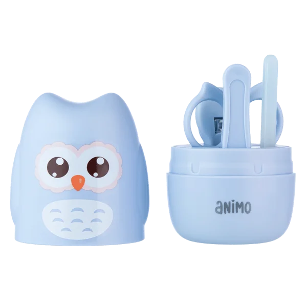 Bộ 4 dụng cụ chăm sóc móng Animo (Cú xanh, GH-JC6602)